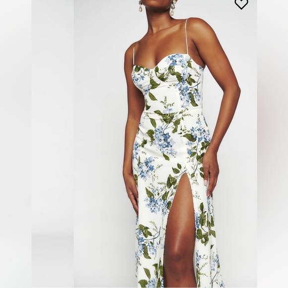 Reformation Juliette Dress in Riviera - Picture 2 of 5